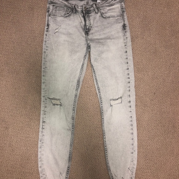 light grey wash jeans
